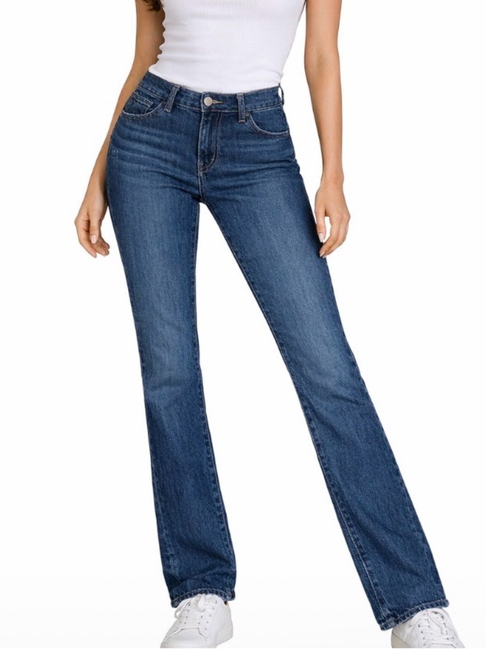 Old Navy the Flirt Jeans straight leg dark wash mid rise SZ 4
